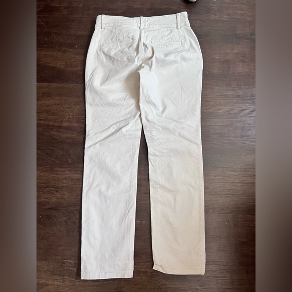 Loft Women’s Pants size 4 Color Cream - Picture 2 of 5